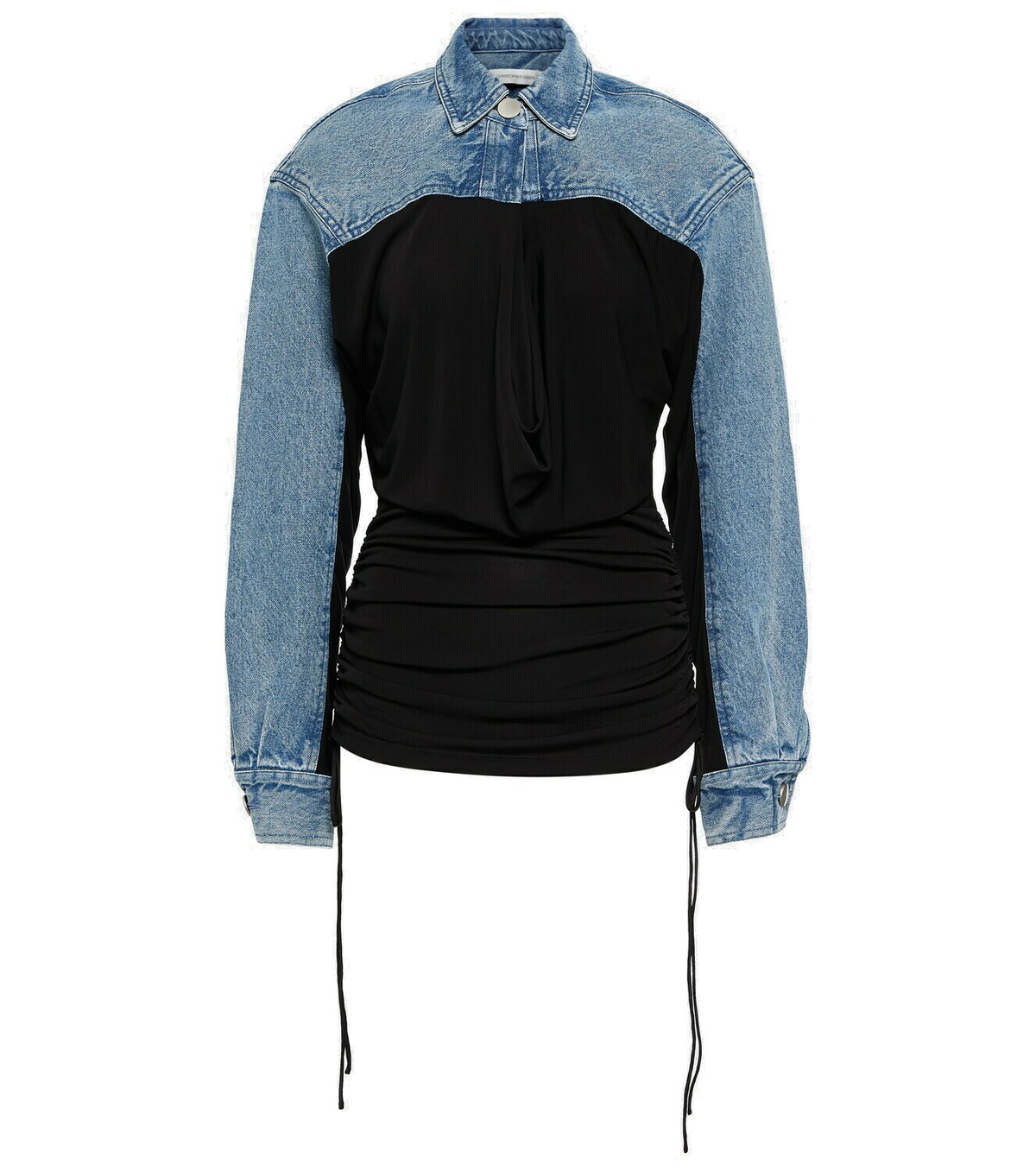 【関税込み】Christopher Esber ブラック Orbit 長袖トップス Christopher Esber Orbit cutout embellished top Christopher Esber