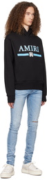 AMIRI Black MA Bar Hoodie