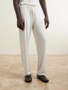 Zimmerli - Tapered-Leg Stretch-TENCEL™ Lyocell Pyjama Trousers - Neutrals