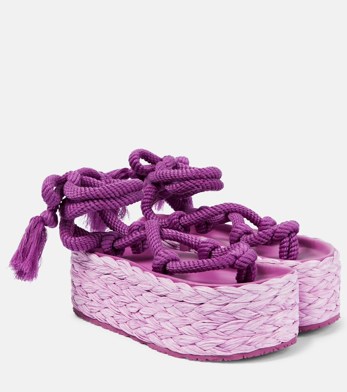 Isabel Marant - Elif platform espadrille sandals