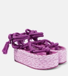 Isabel Marant - Elif platform espadrille sandals