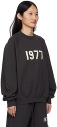 Fear of God ESSENTIALS Black '1977' Sweatshirt