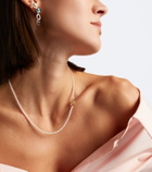 David Yurman Pearl Classics Petite 18kt gold necklace with freshwater pearls and diamonds