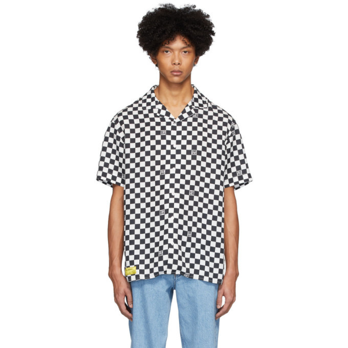 Photo: Axel Arigato Black and White Grid Shirt