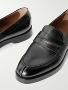 Zegna - Udine Leather Penny Loafers - Black
