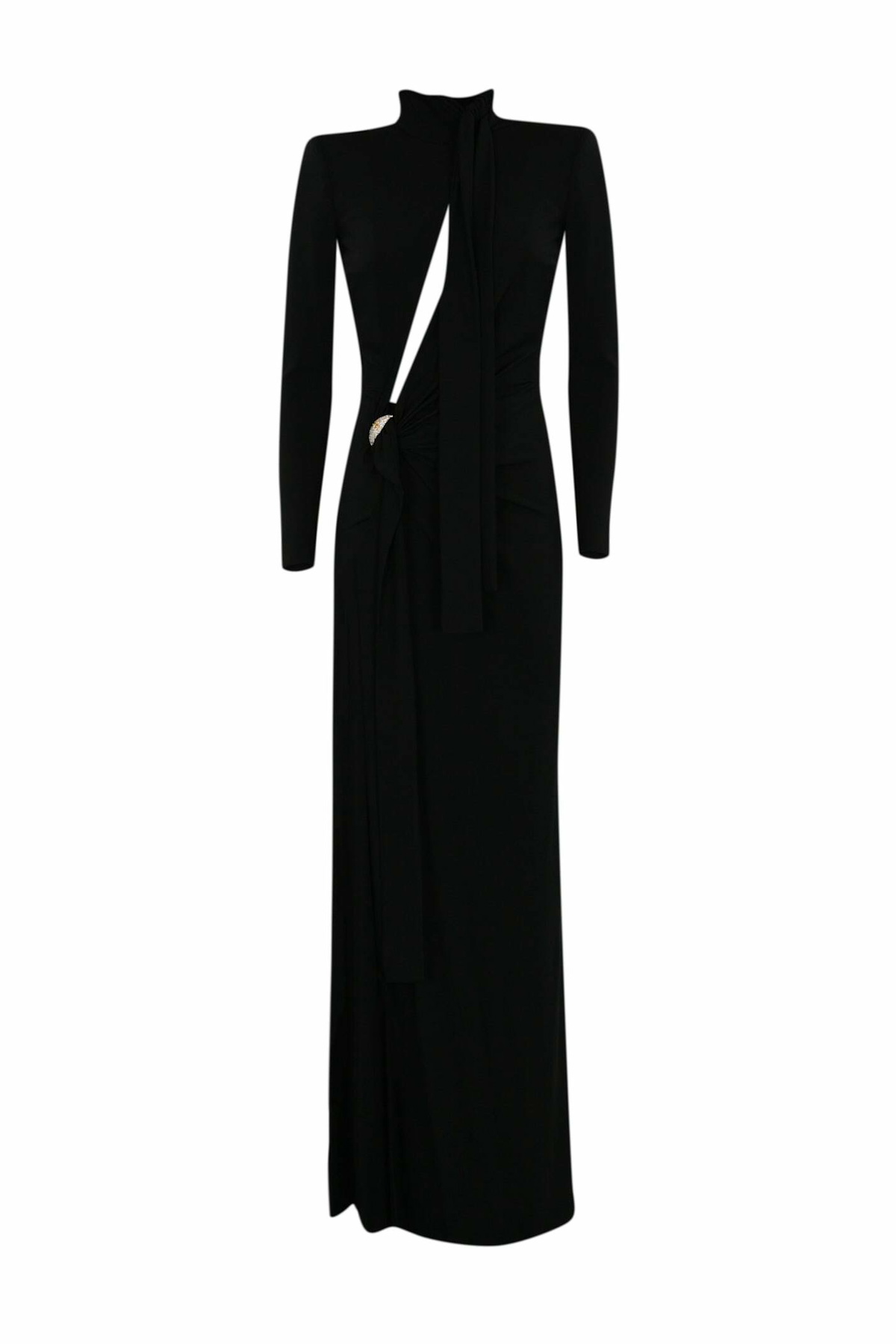 strapless open back dress Red Carpet stretch viscose long dress ELISABETTA FRANCHI main image 1