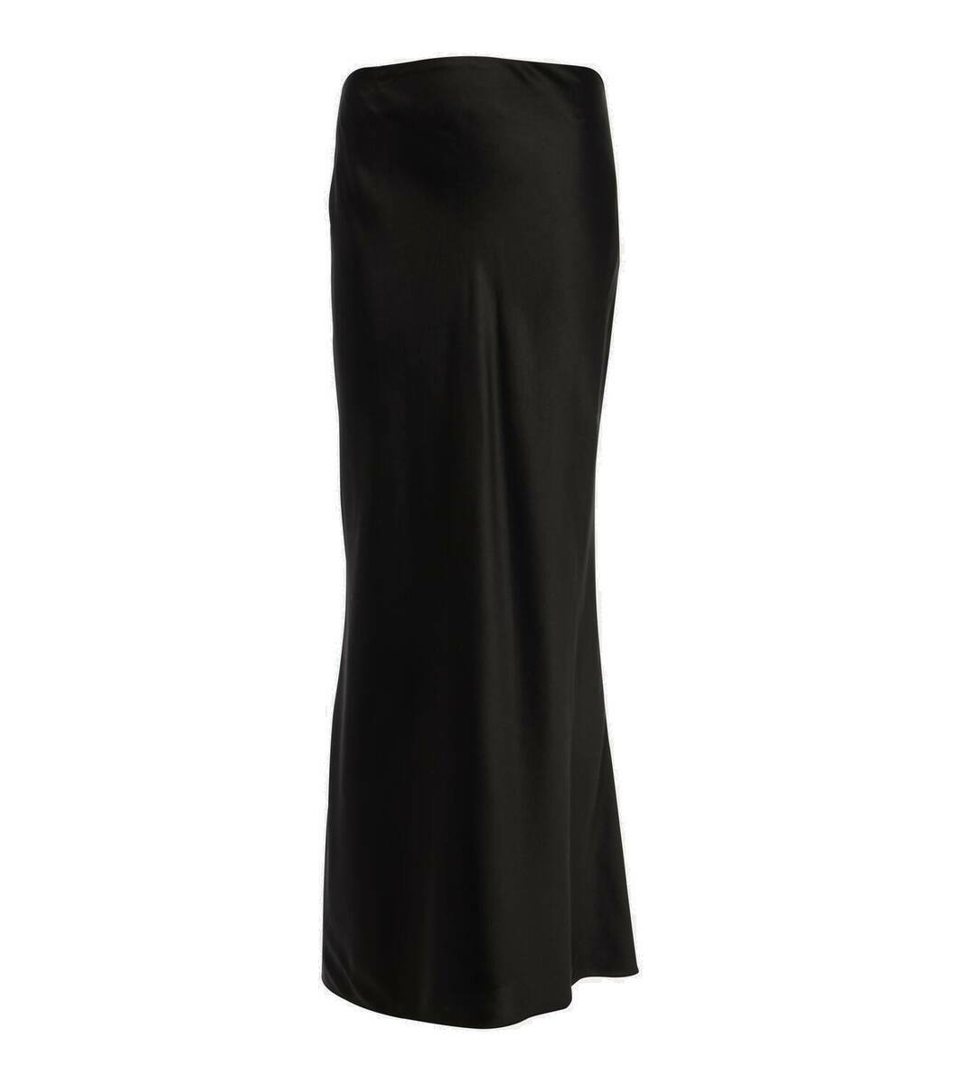 The Sei Silk midi skirt