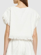 ZIMMERMANN - Alight Cotton Toweling Crop Top