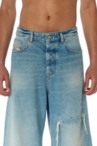 Diesel Relaxed Jeans - D-Rise - Jeans Mens in Blue