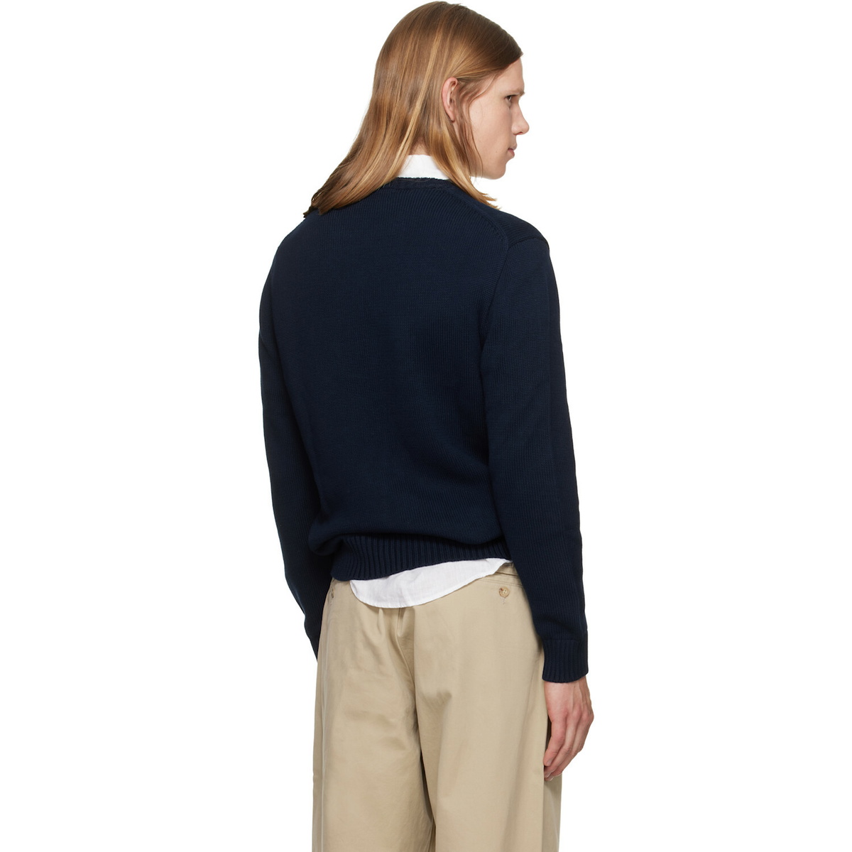Polo Ralph Lauren Navy Polo Long Sleeve Sweater