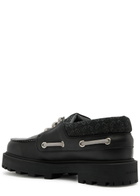 Givenchy Storm Panelled Chunky Boat Shoes Black