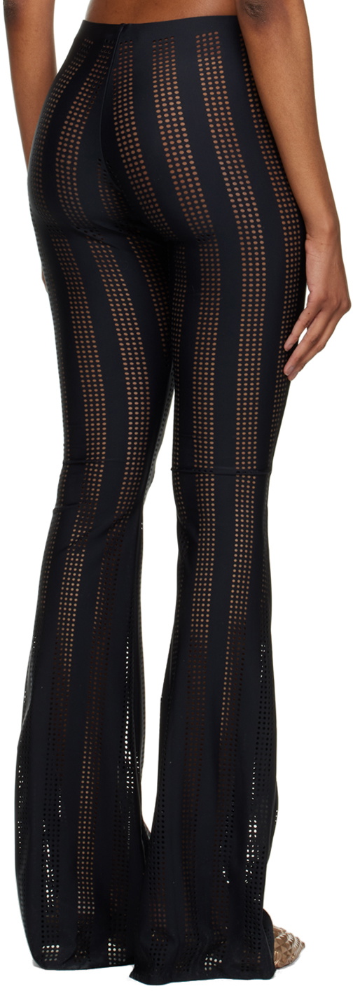 FAL-ASH Black Lasercut Leggings