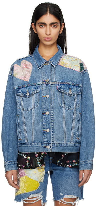 Photo: Anna Sui Blue Levi's Edition Denim Jacket