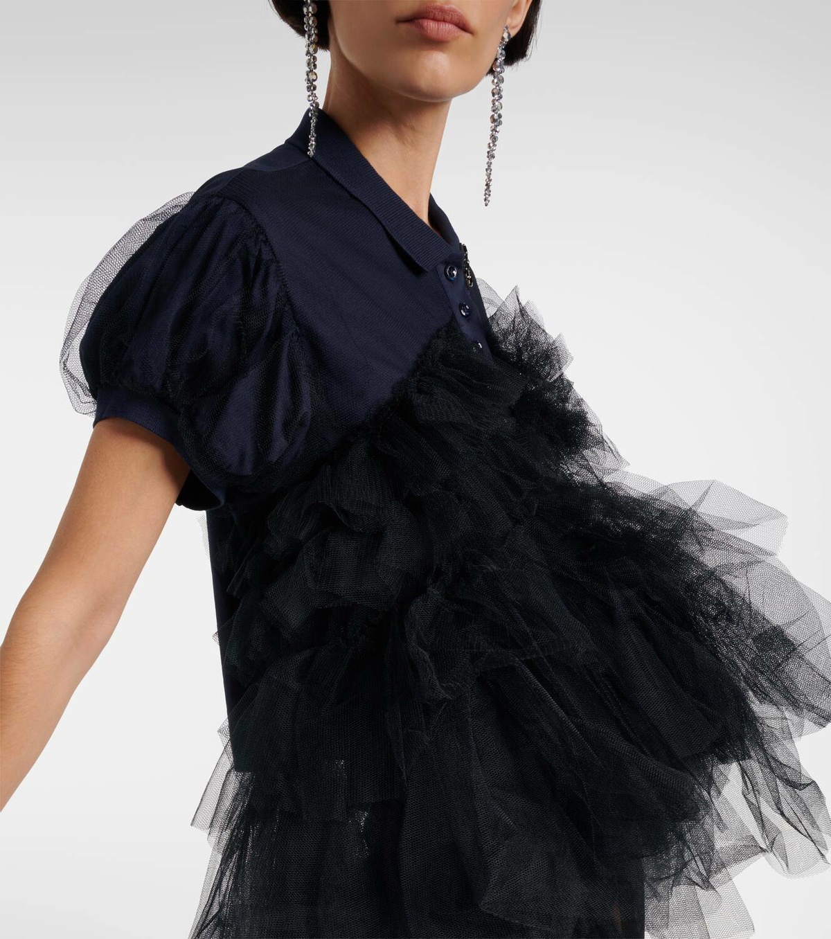 Simone Rocha Ruffled polo shirt Simone Rocha