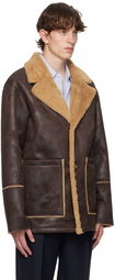 Séfr Brown Sheridan Faux-Shearling Jacket