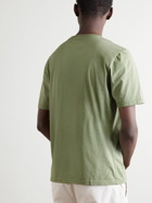 Folk - Assembly Logo-Appliquéd Cotton-Jersey T-Shirt - Green