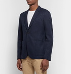 Paul Smith - Navy Soho Slim-Fit Unstructured Textured-Cotton Blazer - Navy