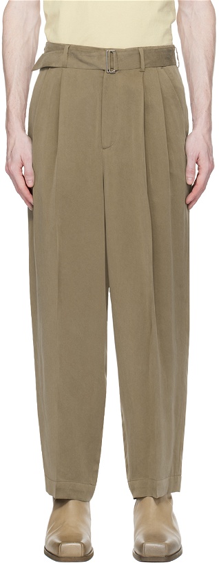 Photo: LE17SEPTEMBRE Beige Belted Trousers