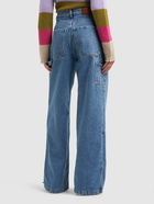 WEEKEND MAX MARA Cisa Cotton Denim Wide Jeans