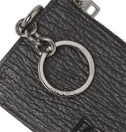 Dolce & Gabbana - Logo-Appliquéd Full-Grain Leather Zipped Cardholder - Black