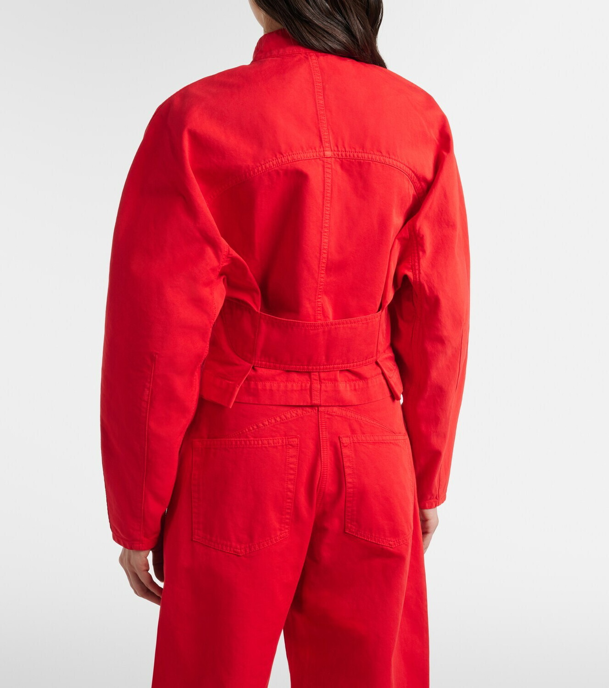 Alaïa Round denim jacket