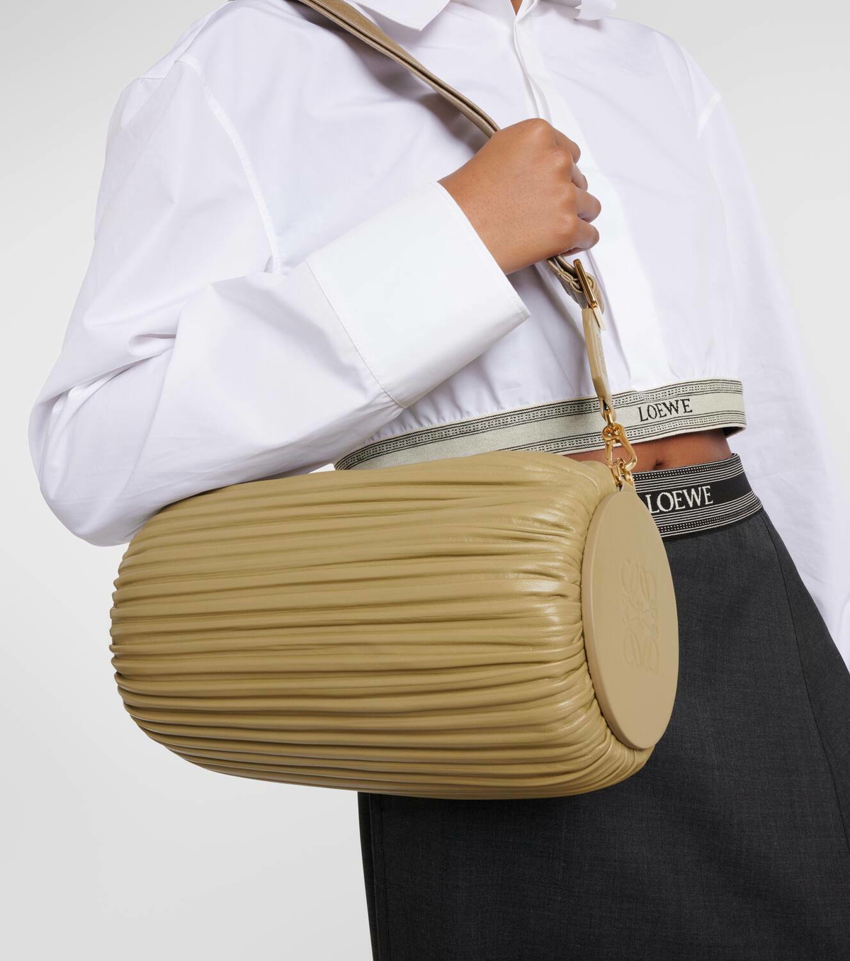 Loewe Bracelet Large leather shoulder bag