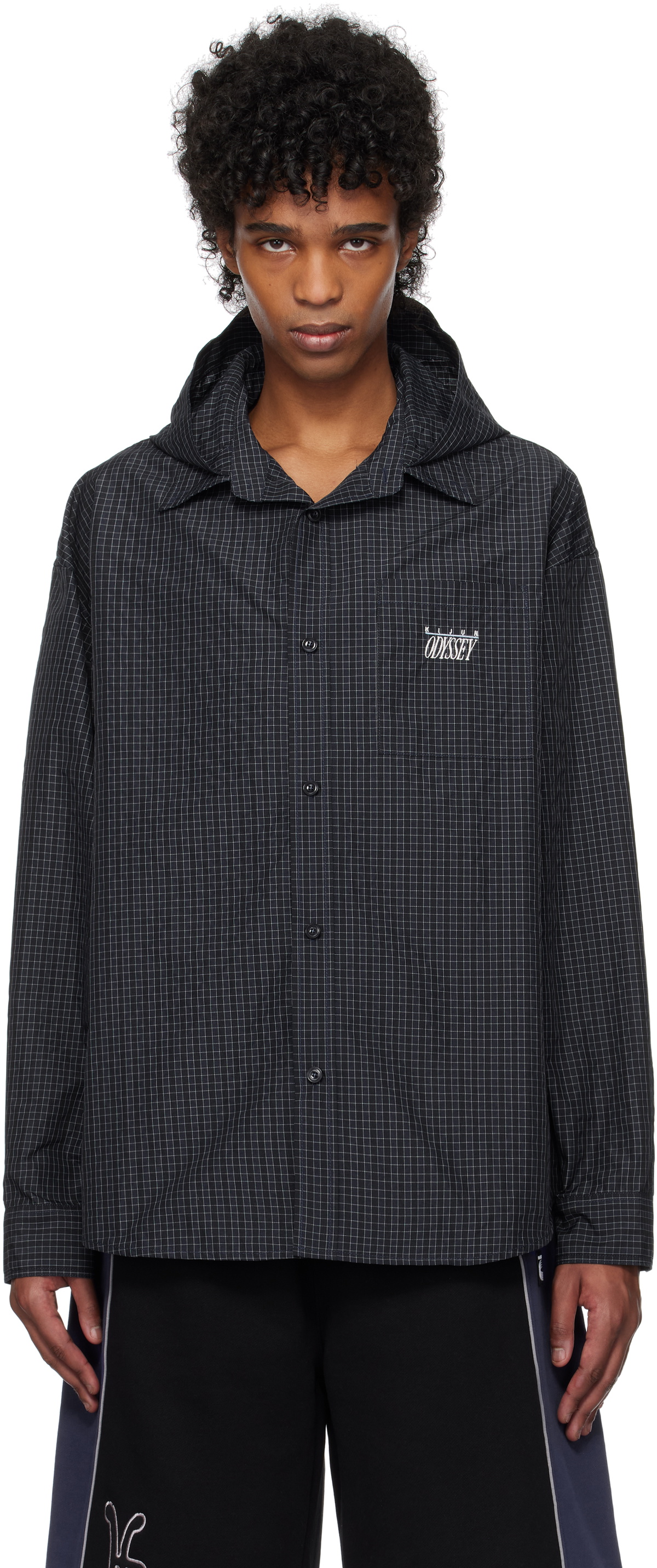 Kijun Black Rivet Zip Hoodie Kijun