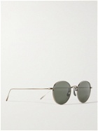 CUBITTS - Morgan Round-Frame Gold-Tone Sunglasses