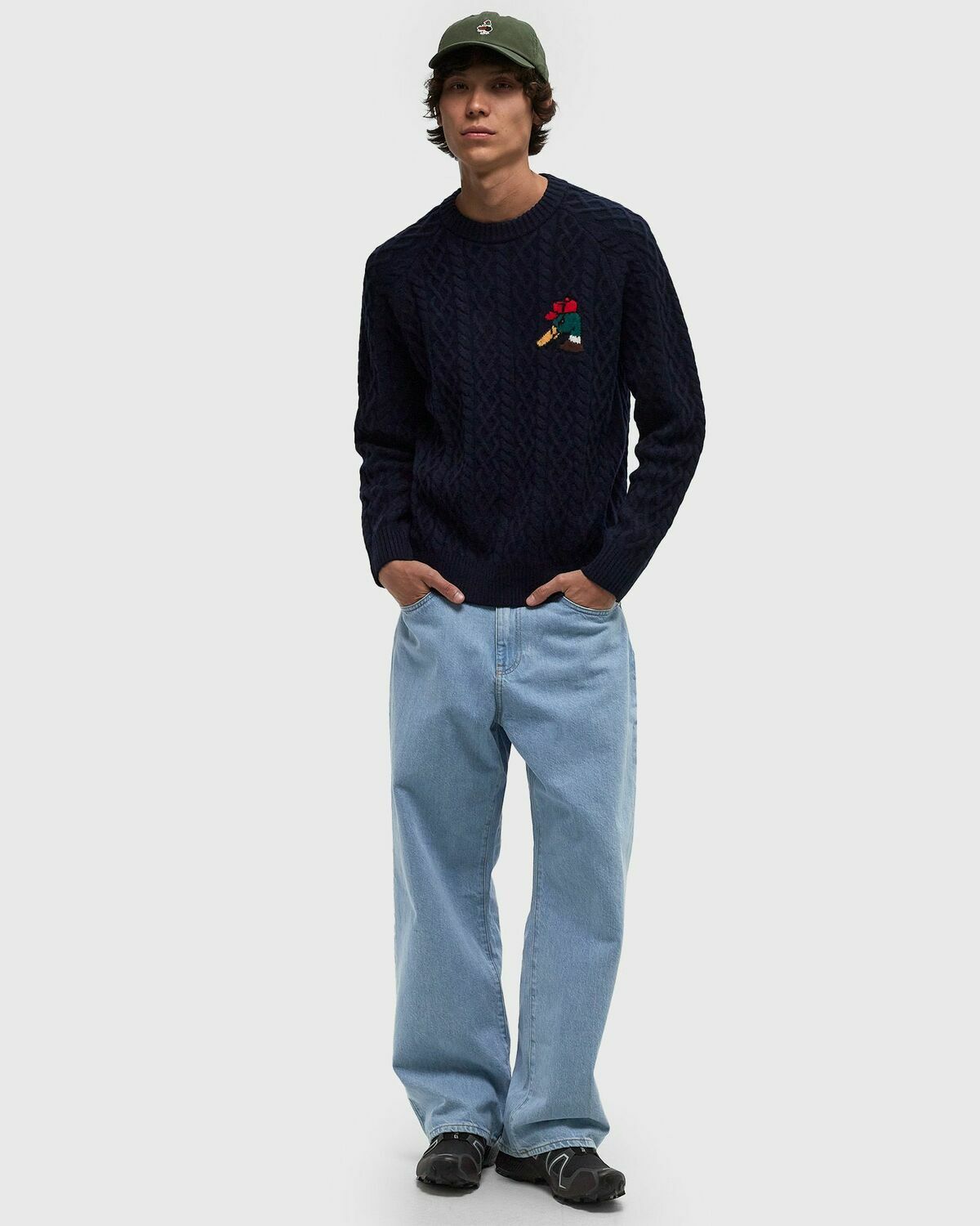Edmmond Studios 10 YEARS SWEATER Blue Mens Pullover