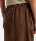 'S Max Mara Suede midi skirt
