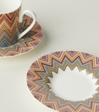 Missoni - Zig Zag Jarris set of 2 espresso cups and saucers