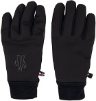Moncler Grenoble Black Nylon Gloves