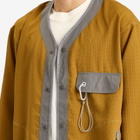 and wander Men's Vent Cardigan in Camel