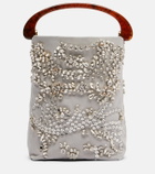 Dries Van Noten Micro embellished top-handle bag
