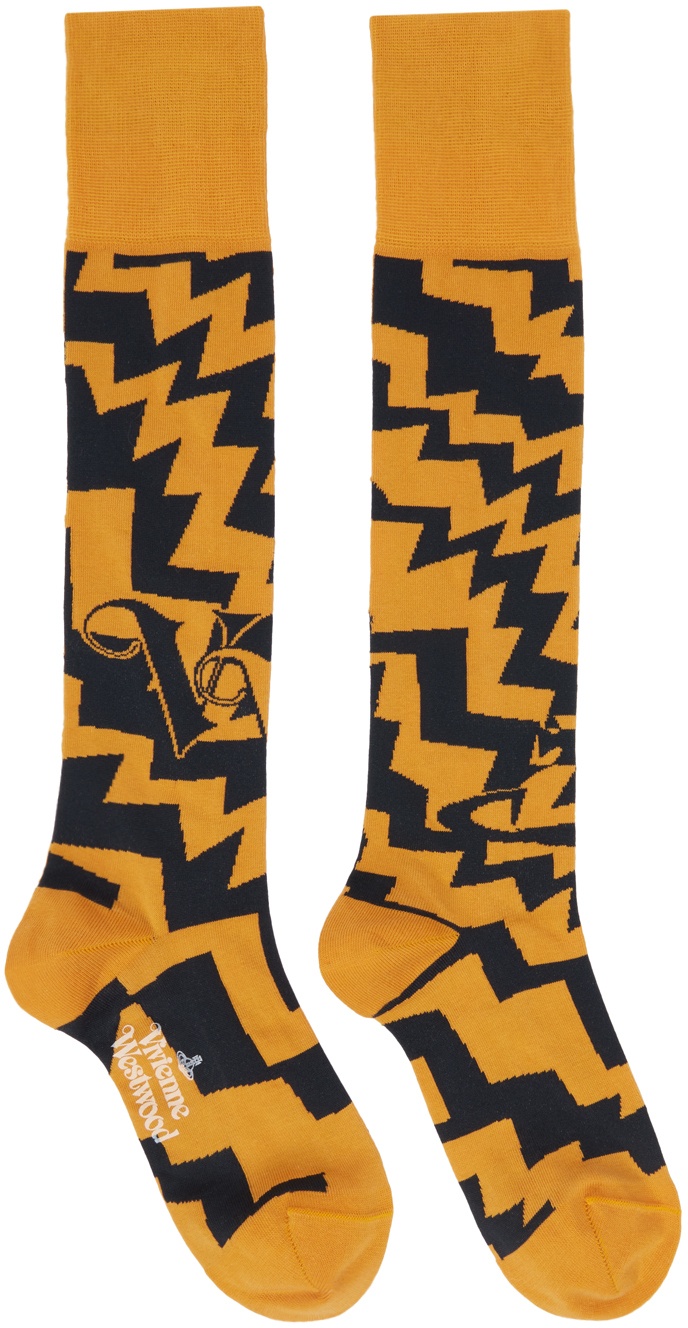 Photo: Vivienne Westwood Yellow Zig Zag Socks