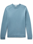 Boglioli - Garment-Dyed Cotton-Jersey Sweatshirt - Blue