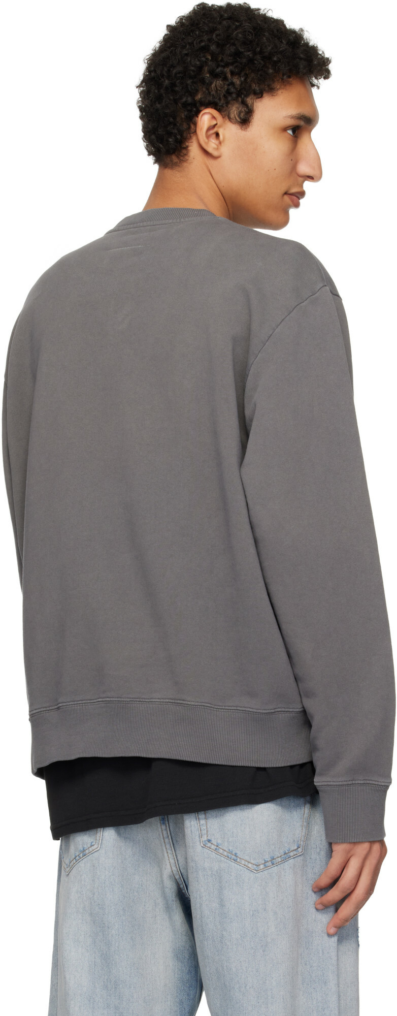 MM6 Maison Margiela Gray Utility Pocket Sweatshirt