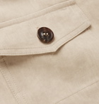 Maison Margiela - Camp-Collar Linen and Cotton-Blend Overshirt - Neutrals