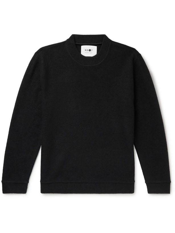 Photo: NN07 - Boiled Wool Mock-Neck Sweater - Black