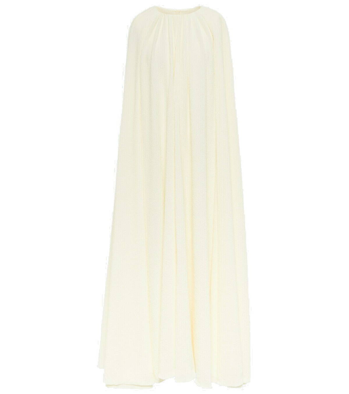 EMILIA WICKSTEAD ワンピース Elham cape crepe midi 803543 Elham cape crêpe midi dress in yellow - Emilia Wickstead