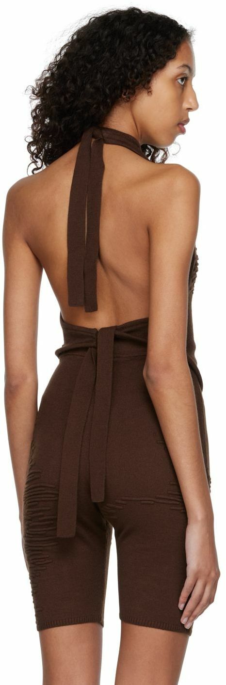 SELASI SSENSE Exclusive Brown KBN Knitwear Edition Tank Top