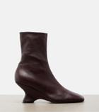 Dries Van Noten Leather ankle boots