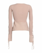 Andreādamo Womens Cardigan in Beige