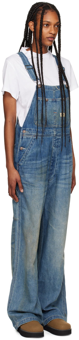 R13　デイモン　デニムオーバーオール　Damon denim overalls R13 Indigo Damon Denim Overalls R13