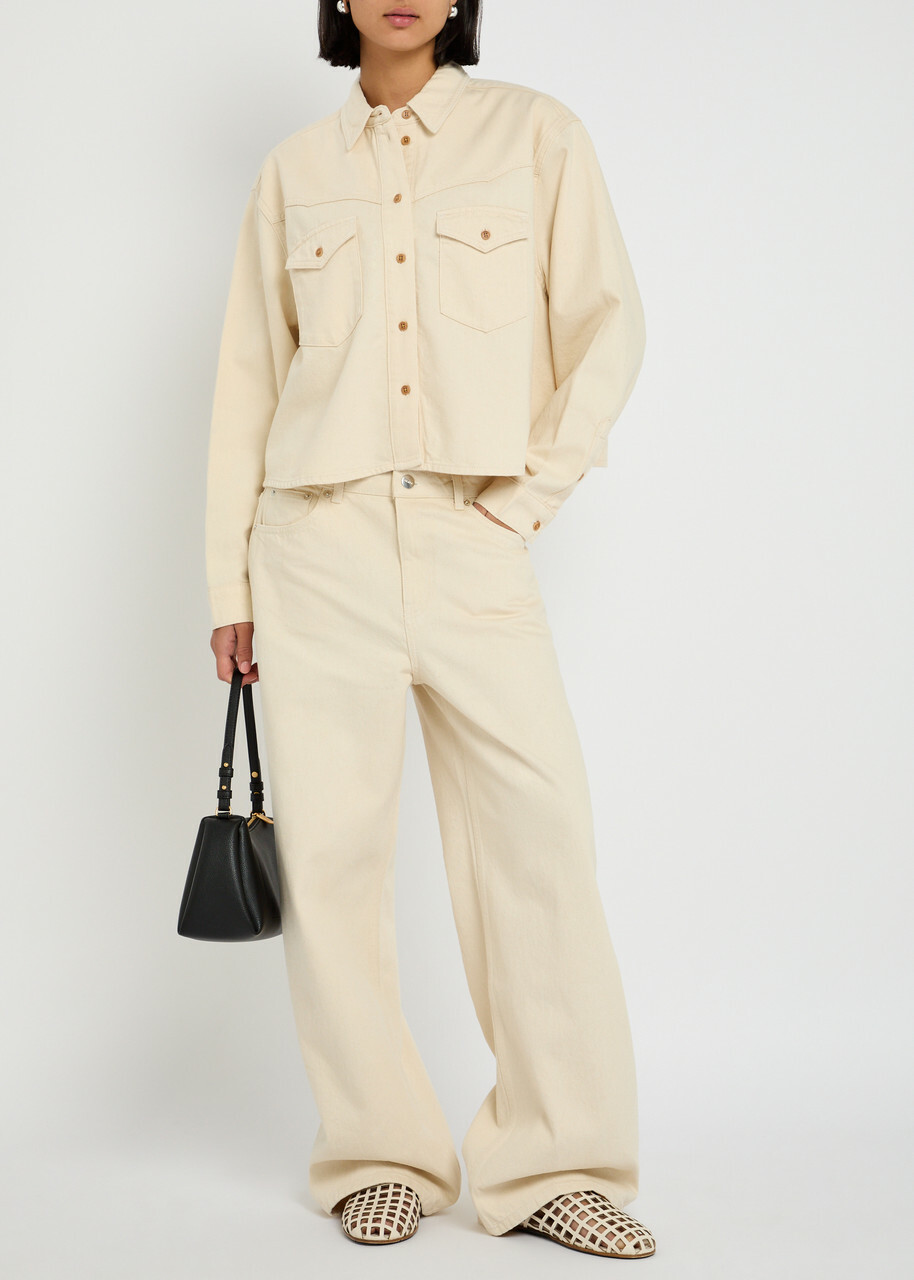 Skall Studio Dolly Denim Shirt Ecru