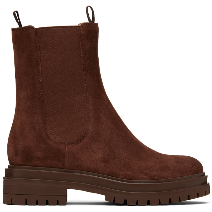 Photo: Gianvito Rossi Brown Chester Chelsea Boots