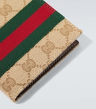 Gucci GG Canvas Web Stripe bifold wallet