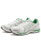 Asics GEL-Kayano 12.1 Sneaker in White/Pure Silver