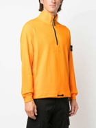 STONE ISLAND - Half-zip Cotton Sweatshirt