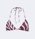 Bananhot Berry printed bikini top